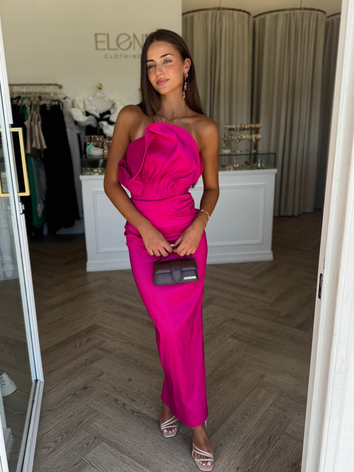 Miles Dress Rasberry - Elle Zeitoune