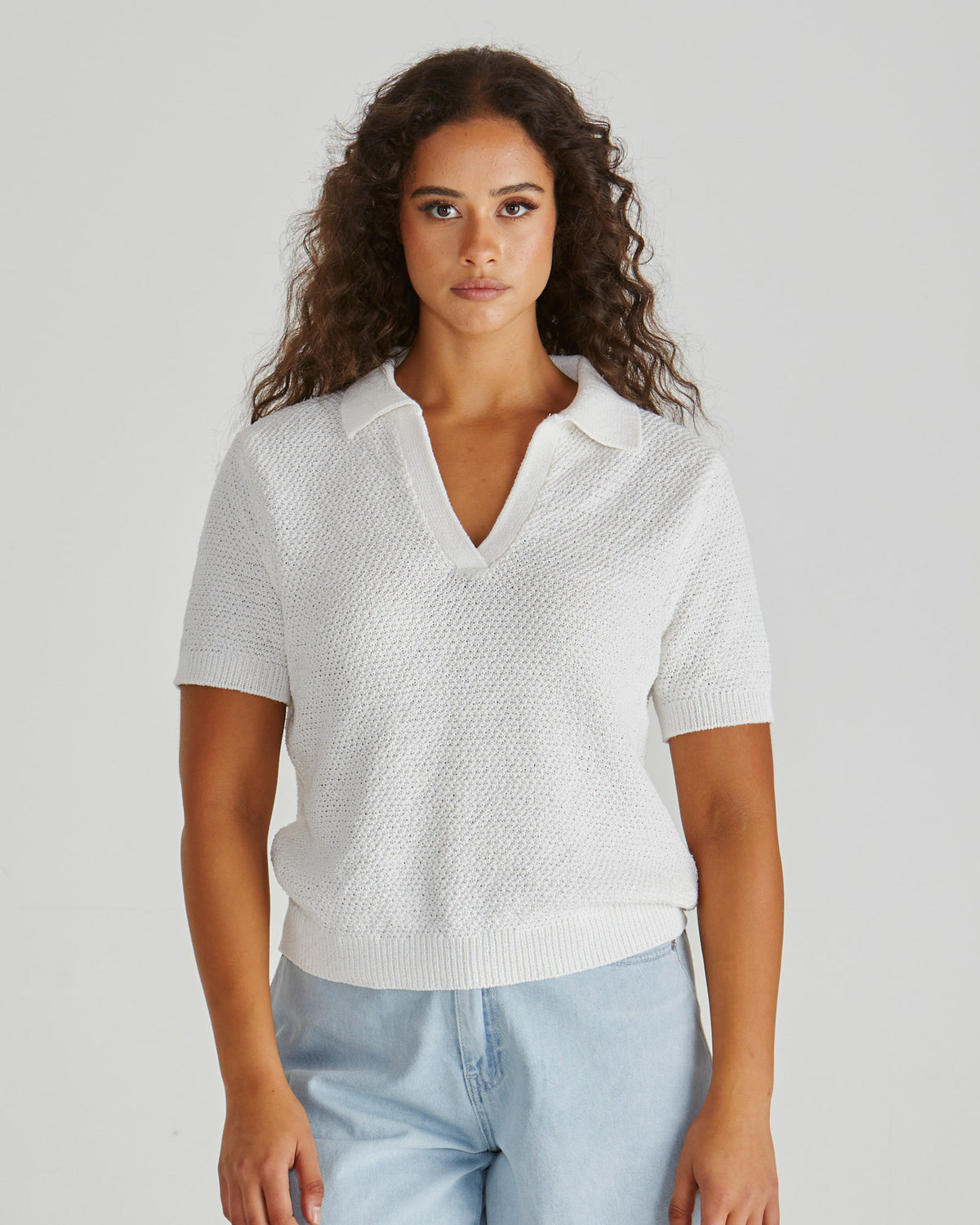 Aubrie Knit Polo - Sass