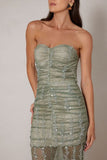 Alexandria Dress Sage- Elle Zeitoune