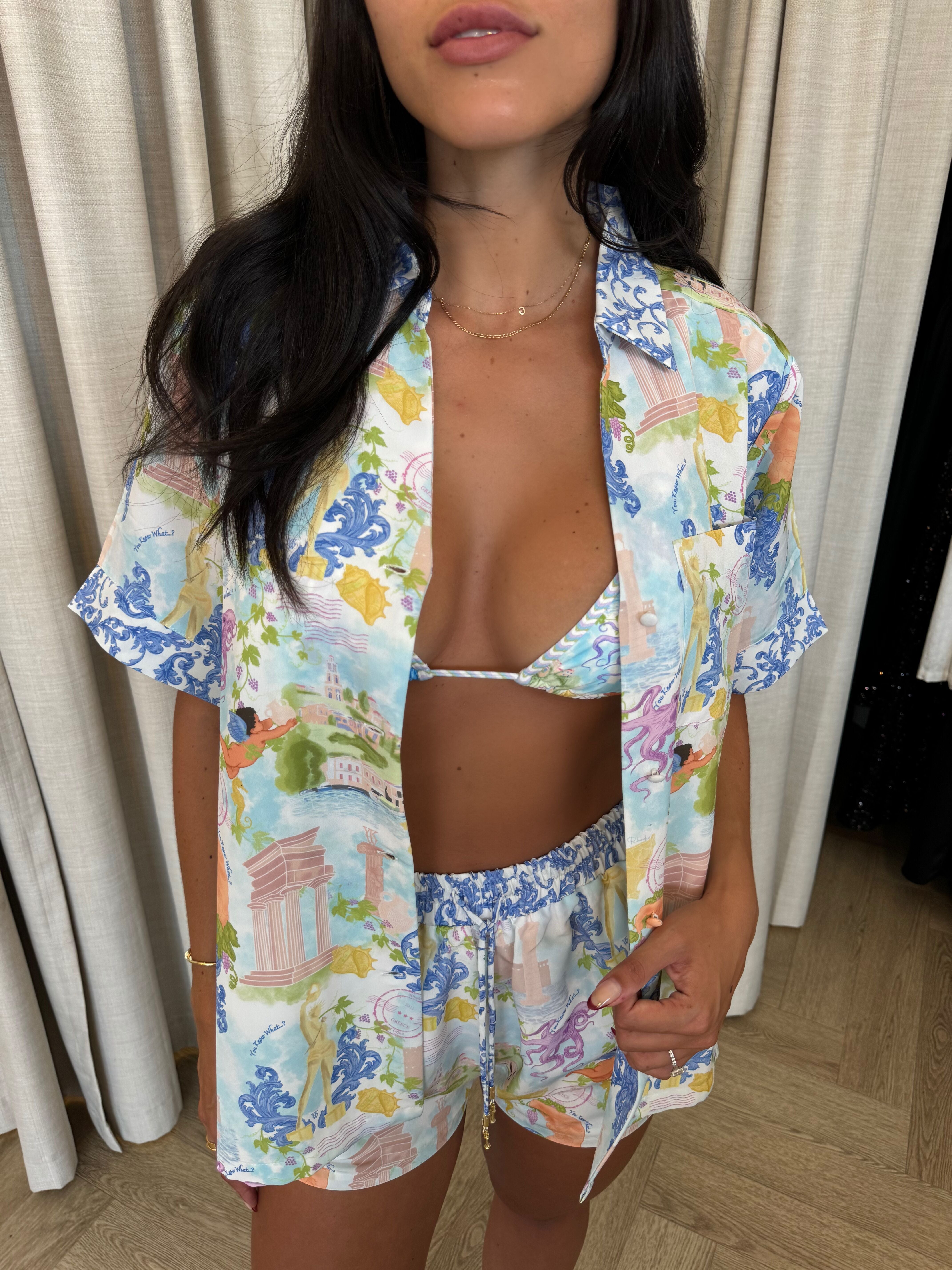 Lenita Printed Shorts - You Know What?