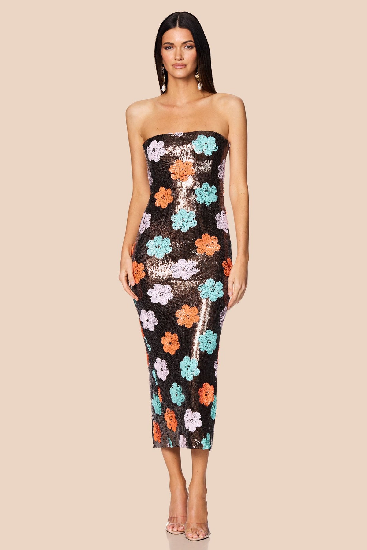 Sienna Midi Dress Floral - Nookie