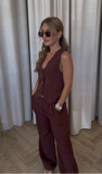 Winslet Pants Chocolate - Runaway The Label